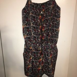 Patterned romper